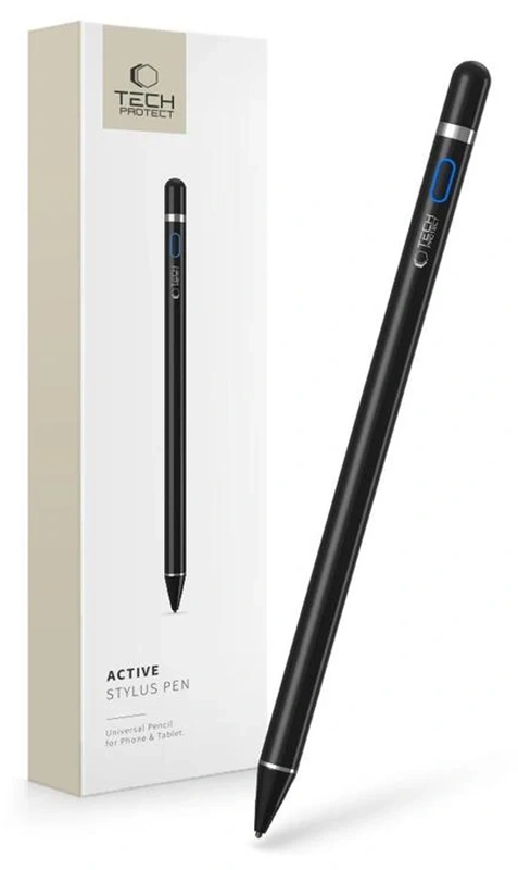 Techprotect Active Stylus pen universalus rašiklis, juoda, 2 nuotrauka